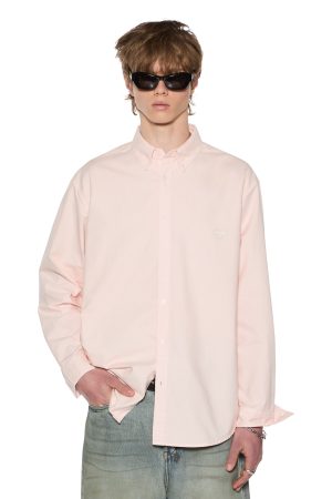KSIGNATURE BUTTON DOWN LS SHIRT FLOSS