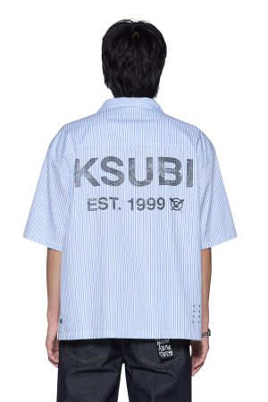 STATE DINER SS SHIRT OCEAN STRIPE