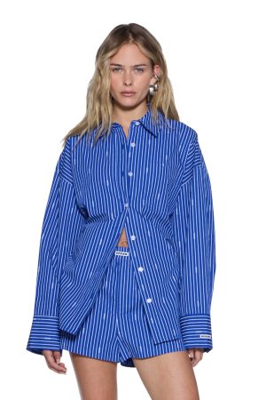 ASTRA SHIRT COBALT STRIPE