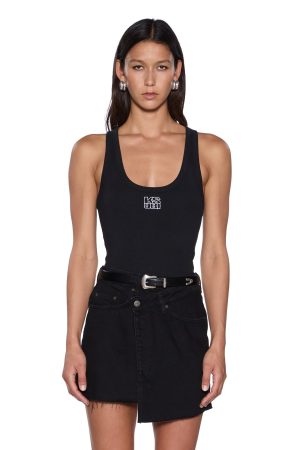 STACKED ORIGIN TANK BLACK