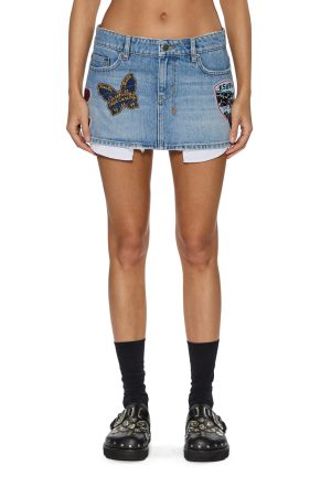 MICRO MINI SKIRT HORIZON PATCH