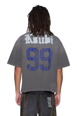 UTOPIA HALEN RAGLAN SS TEE CHARCOAL