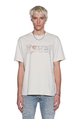 DEATH SNAKE BIGGIE SS TEE ANTIQUE WHITE