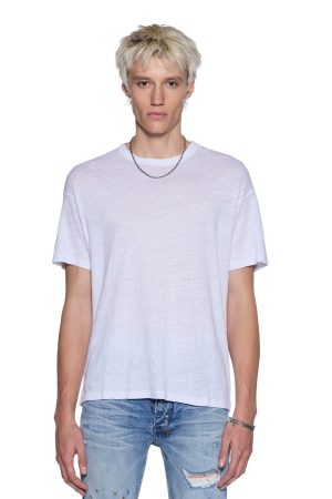 SID LINEN SS TEE WHITE