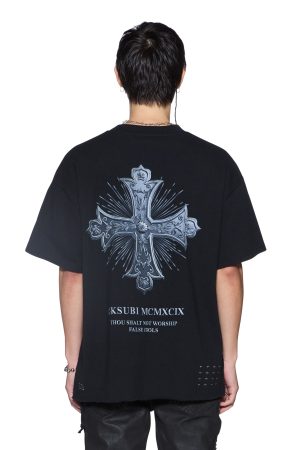 FALSE IDOLS EKCESS SS TEE JET BLACK
