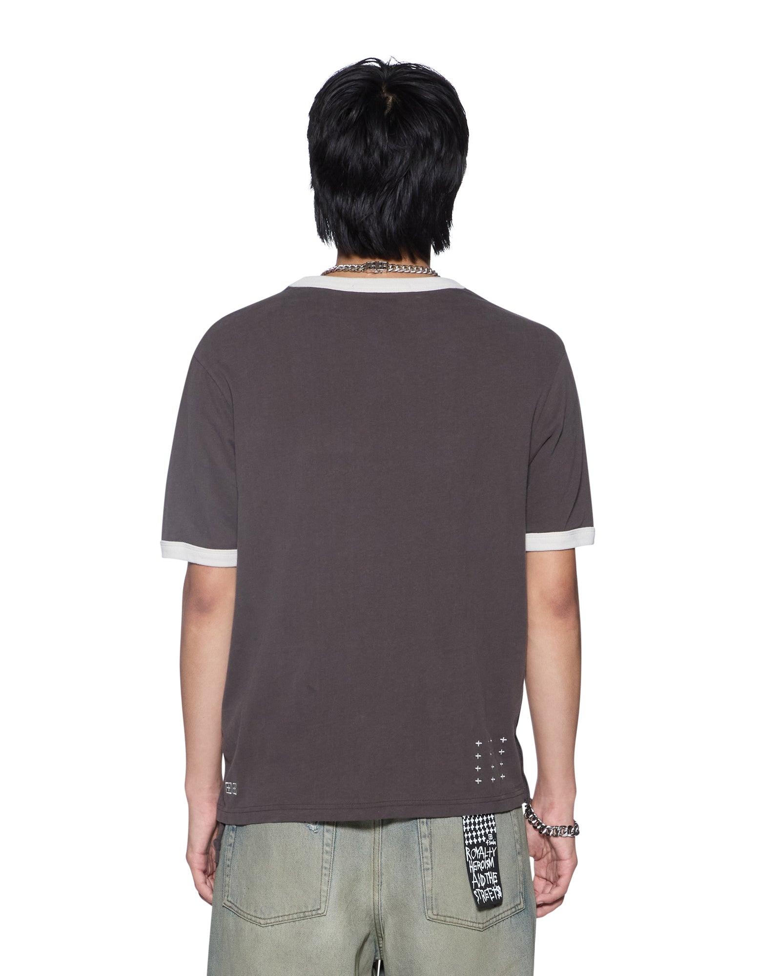 HOLIDAY RINGER SS TEE FADED BLACK - Image 4