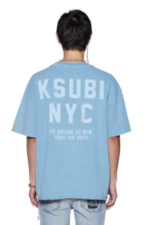K-LOCK BIGGIE SS TEE SUMMER BLUE