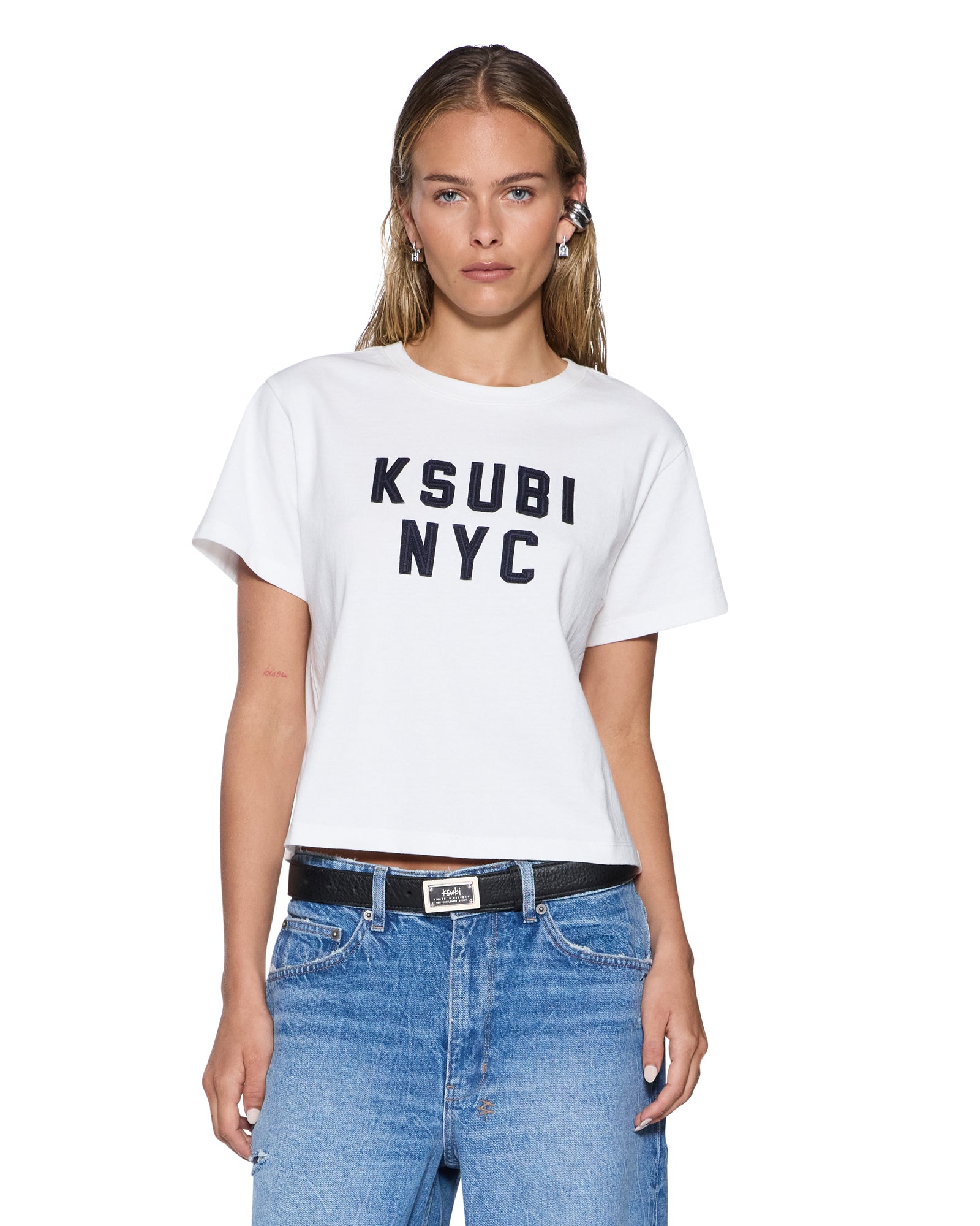 NYC SHRUNKEN SS TEE WHITE - Image 3