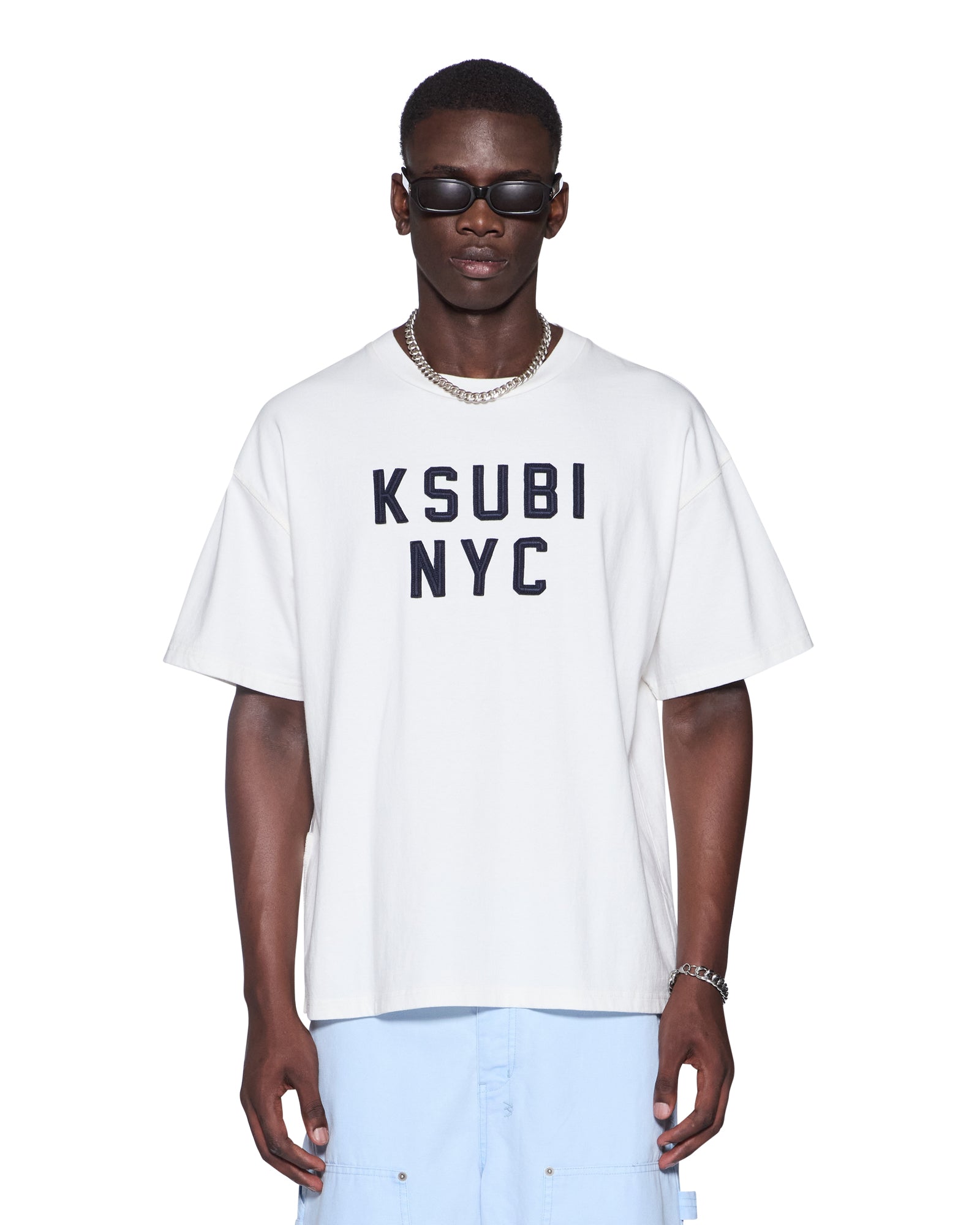 NYC EKCESS SS TEE TRU WHITE