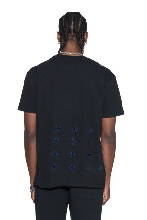 4X4 PAISE BIGGIE SS TEE COBALT BLACK