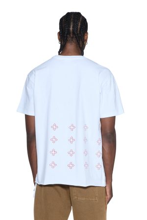 4X4 PAISE BIGGIE SS TEE WHITE RED