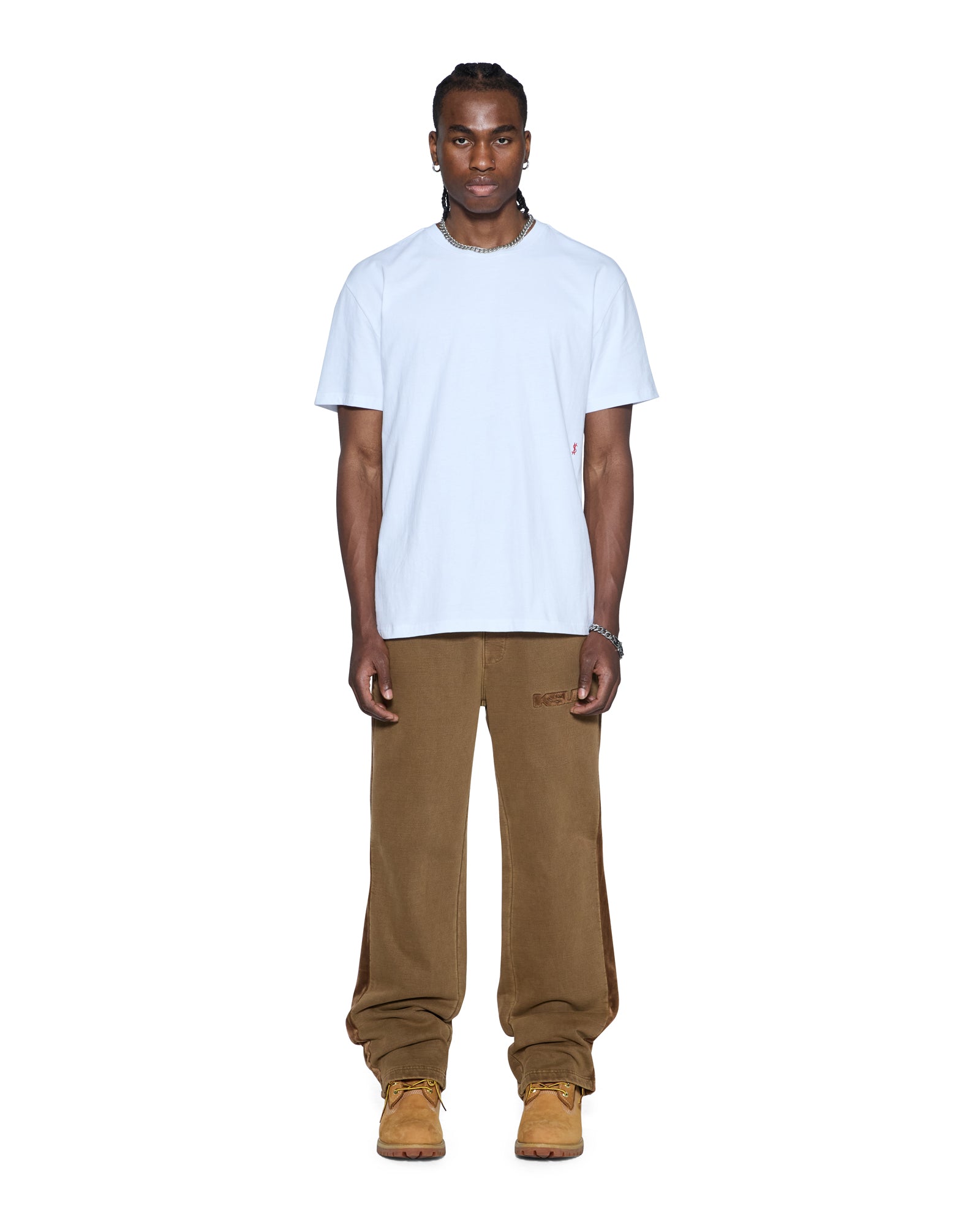 4X4 PAISE BIGGIE SS TEE WHITE RED - Image 2