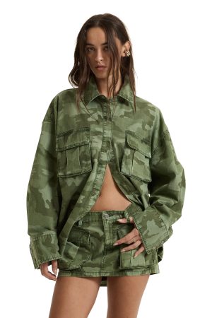 ASTRA CARGO SHIRT HASH CAMO