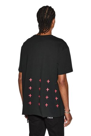 4X4 BIGGIE SS TEE BLACK/RED