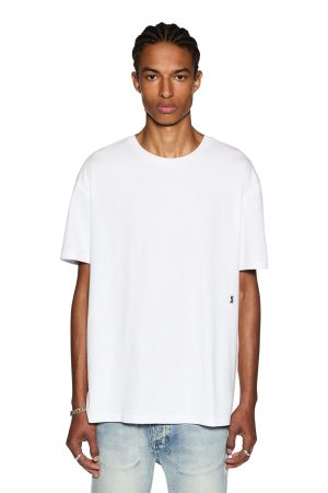 4 X 4 BIGGIE SS TEE OPTIC WHITE