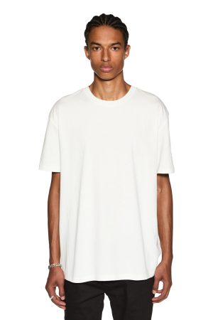 BIGGIE SS TEE WORN IN WHITE