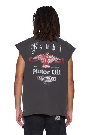 TRUCKSTOP EKCESS CUTOFF FADED BLACK