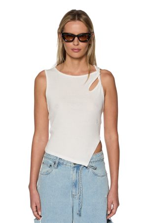 TWISTED TANK WHITE