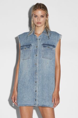 SLEEVELESS DRESS OVERKAST