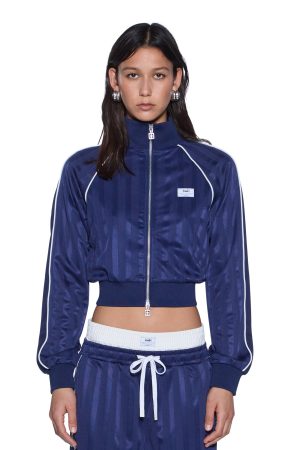 CROPPED TRAKTOP NAVY