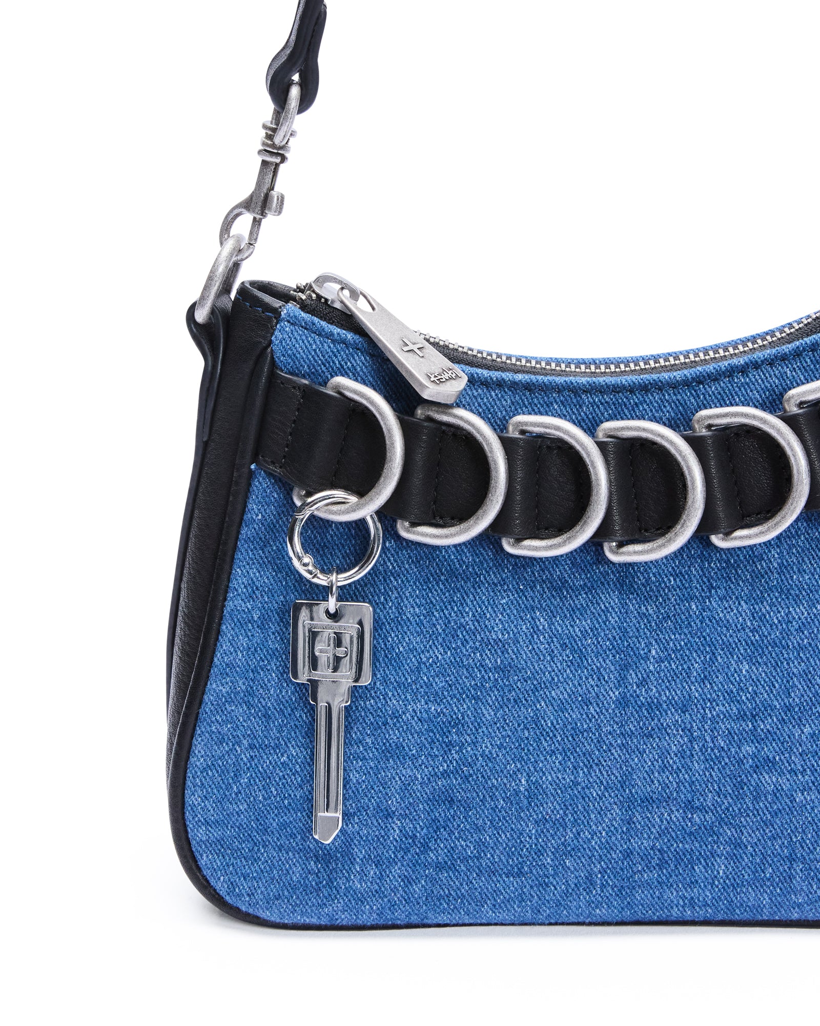 TRASH BAG MINI BLUE DENIM - Image 5