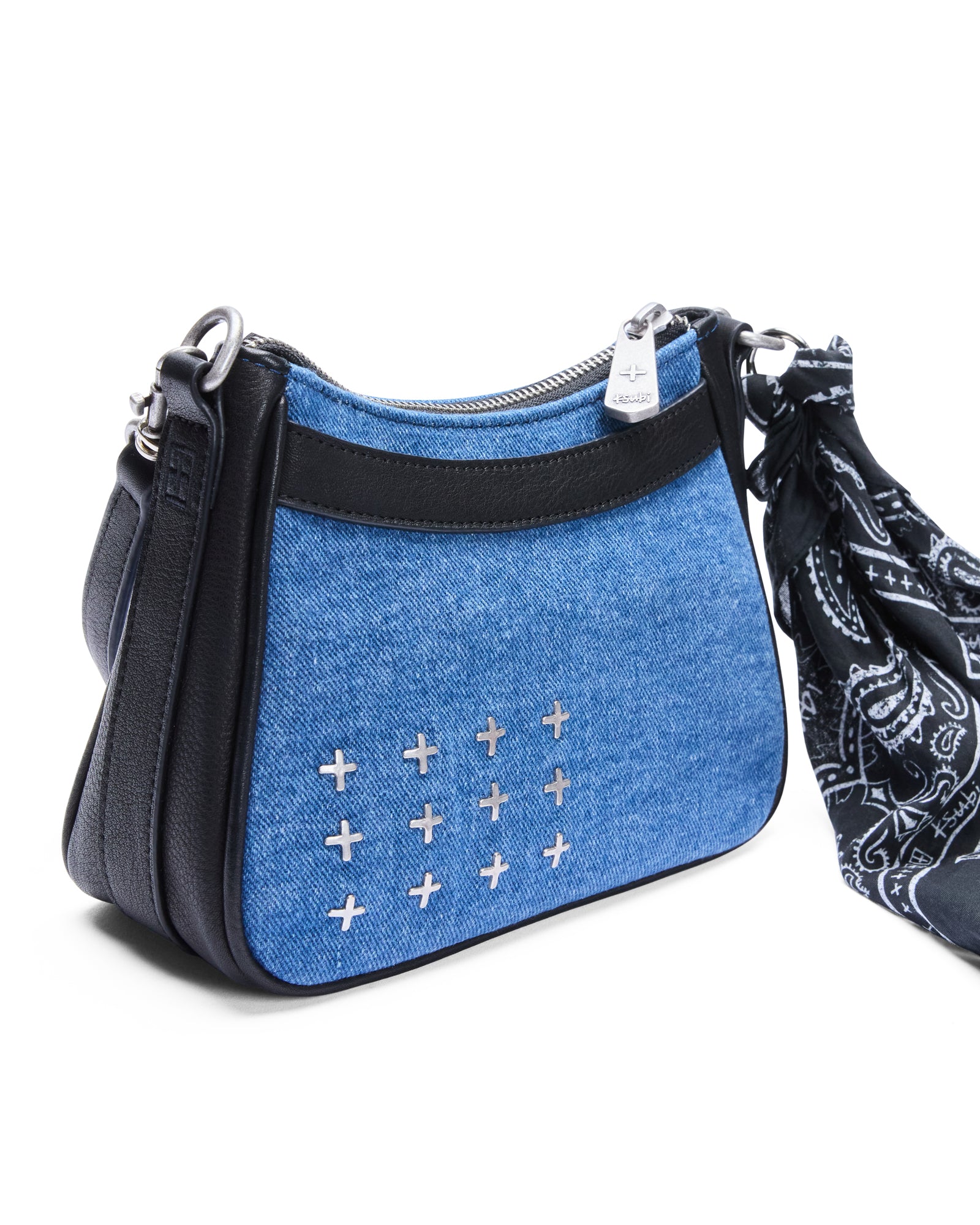 TRASH BAG MINI BLUE DENIM - Image 2