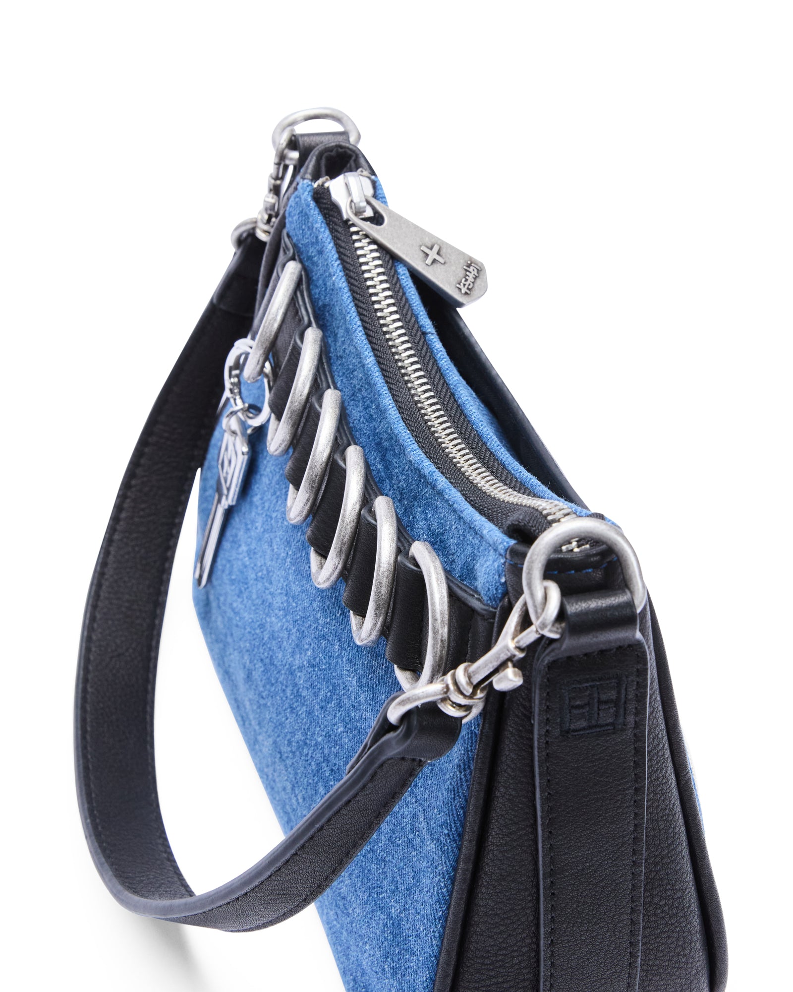 TRASH BAG MINI BLUE DENIM - Image 7