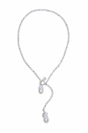PEARL TWINZ NECKLACE