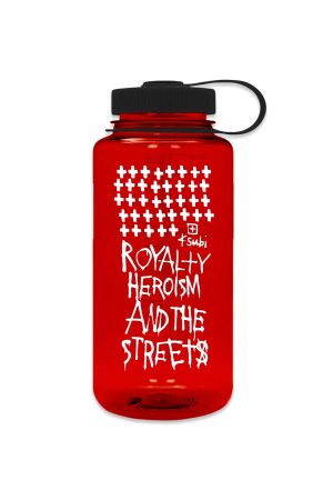 KSUBI X NALGENE 32 OZ POCKET TAG BOTTLE RED